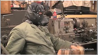 Tinkerbell Gets Full Service On Ass And Pussy With Fisting Piss Cum At Filthy Garage