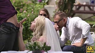 Blonde Vera Jarws Bride Cuckold Wedding Seduction