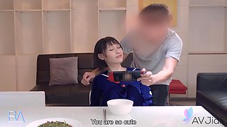 Asian hot babe with nice tits porn video