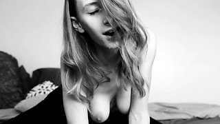 Softcore solo with Akane Ozora having fun with her clit