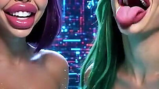 Funny Boobs and Tongue, Ai Animation