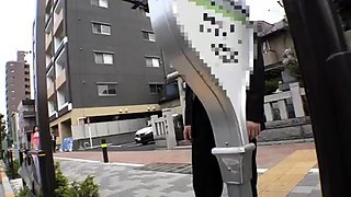 Japanese Asian mama being fingered by her husband