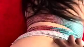 Raw POV anal sex pounding her big white ass doggystyle