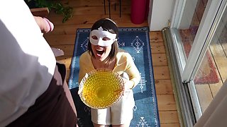 Beautiful GF pissing fetish porn
