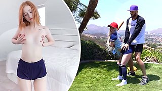 Watch Princess Haley Spades, the petite and sexy Rave Princess, get her tiny pussy stretched by a big dick in rough sex frenzy!