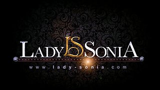 Lady Sonia shows off her big plump tits JOI