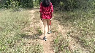 Hot Indian Housewife Outdoor Fuck with Palani69 and Laxi Ammu - Blowjob & Role Play