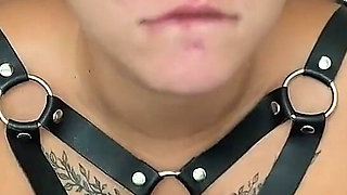 Russian Blonde Slut in Harness Fucks in All Positions to Satisfy Her Client