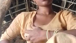 Desi College Girl's Big Nipples and Pussy Fingered