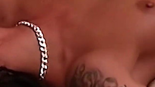 Sheila Scott Gets Pussy Licked and Fucked by Two Huge Cock and Cumshot