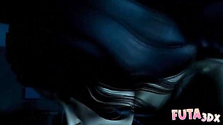 Sensual lady-love's futanari hentai scene