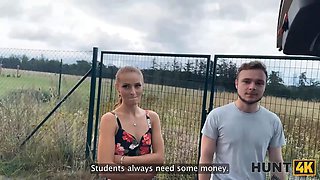 Hunt4k. crimson riding hood has such a dirty mind so she didn’t care about her bf and banged a stranger