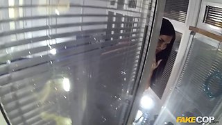 Policeman visits porn star Jasmine Jae and lives out his sexual desire - fake cop