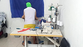 A Seamstress Has a Sensual Adventure with Her Co-worker