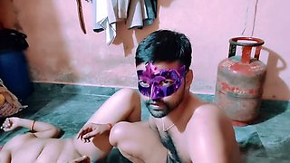 Indian girl enjoys coconut water and gets down with her boyfriend