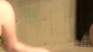 Big bitch having her way with her slave