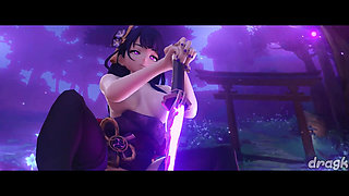 Dragk's Raiden Compilation - 3D Animated Cosplay Sex Interracial Cowgirl Position Feet Anal Creampie