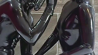 Double Dildo Fun, Part 1 - Alex Latex