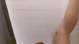 Chubby Brunette Big Boobs Dildo Masturbation