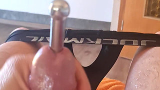 Inserting the dilator