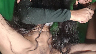 Today I made my uncle's step daughter sit on my penis and fucked her ass.