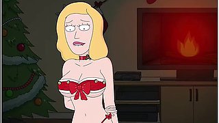 Car Toon And Rick Morty - Rick And Morty - A Way Back Home - Sex Scene Only - Part 62 Beth In Sexy Xmas Costume By Loveskysanx