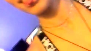 Amateur striptease and Solo masturbation