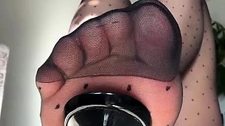 Foot fetish Close up feet and toes tease