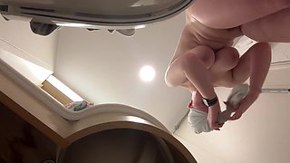 Busty Blonde Teen changes on hidden cam