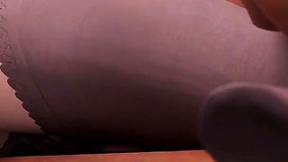 Rough Desk Fuck with My Horny Stepsister Tight Pussy Pounded Hard, Mouth Wide Open