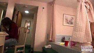 Tattooed mexican gets bare and twerks in iowa