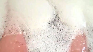 Soaking my tired feet