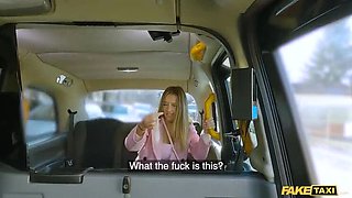 Fake Taxi Reality: Katty Soarez Blowjob & Doggystyle with Used Condom Cumshot