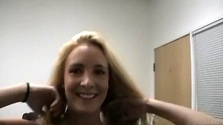 Tatum Woods Blonde Blowjob Casting