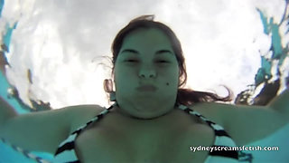 Underwater Puffy Cheeks & Open Eyes
