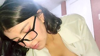Otaku stepsis begs to fuck her after school - Home video POV