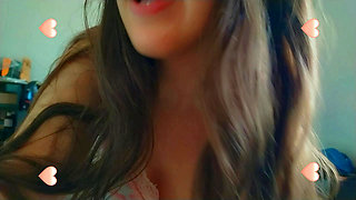 Just a cute girl .The Unboxing of my new dress but first lets take a shower together and play