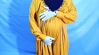 Indian beautiful hijabi Muslim couple thirsty for sex