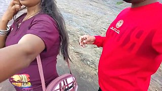 Permi Pooja Indian Bhabhi Outdoor Sex with Devar in Jungle - Desi Village Big Natural Tits Story