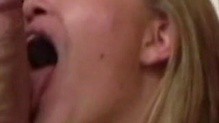 Nothing Is More Fun for the Blonde Than Having a Blowbang and Getting Multiple Facials