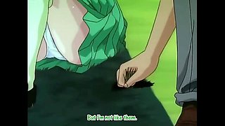 Anime hentai schoolgirl with big boobs having loud sex