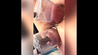 Extreme Anal Pumping MILF - Kinky Midwest Meadows Stretches Her Gape with Pussy Pump