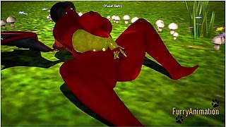 Furry Hentai 3d - Dragon Fingering And Squirting