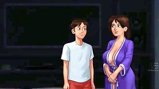 Summertime Saga Special Scenes Compilation - Hot MILF Mom Fucks Boy