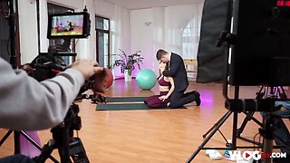 Yoga Date With Mina Von D BTS