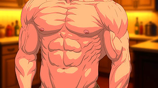 TEASER. HOT MILF SUCKS AND FUCKS HUGE COCK IN THE KITCHEN