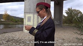 Czech Streets 106 Stewardess Andrea