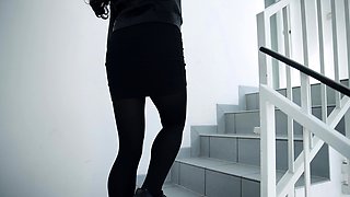 Hot Black Maid Does Some Webcam Black and Ebony