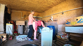 I fucked a village whore right in the barn where she was doing laundry 2
