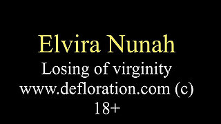 Elvira Nunah hardcore defloration virgin pussy